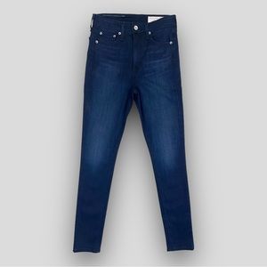 NWT Rag & Bone Nina High-Rise Skinny Jeans in New Gate Stretch Cotton Denim